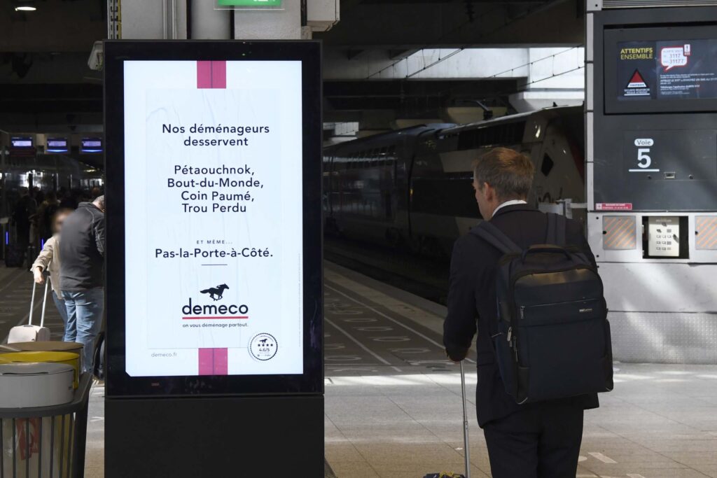 DOOH en gare